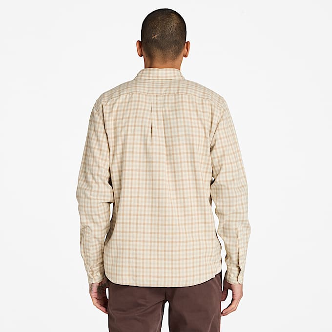 Solucell Air™ Vichykarohemd für Herren in Beige