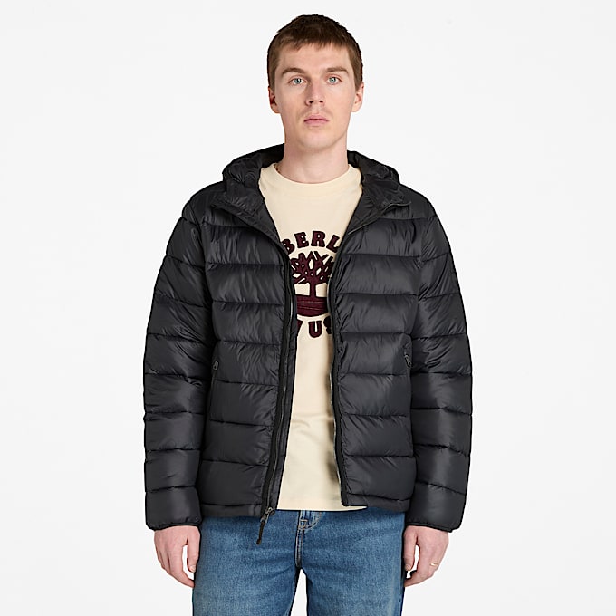 Garfield Durable WaterRepellent Puffer Jacket fr herr i svart TBL Svart HERO