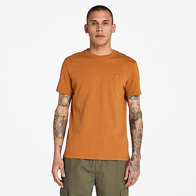 Dunstan River ShortSleeve TShirt fr herr brun TBL Brun HERO