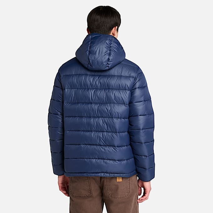 Garfield Durable WaterRepellent Puffer Jacket fr herr i mrkbl TBL Bl ALT9