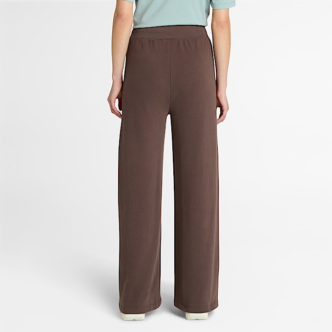 Lush Comfort Palazzo Trousers for Women in Brown TBL Brown ALT9
