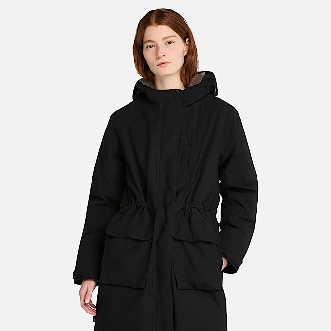 Timberland Waterproof Parka for Women in Black TBL Black HERO