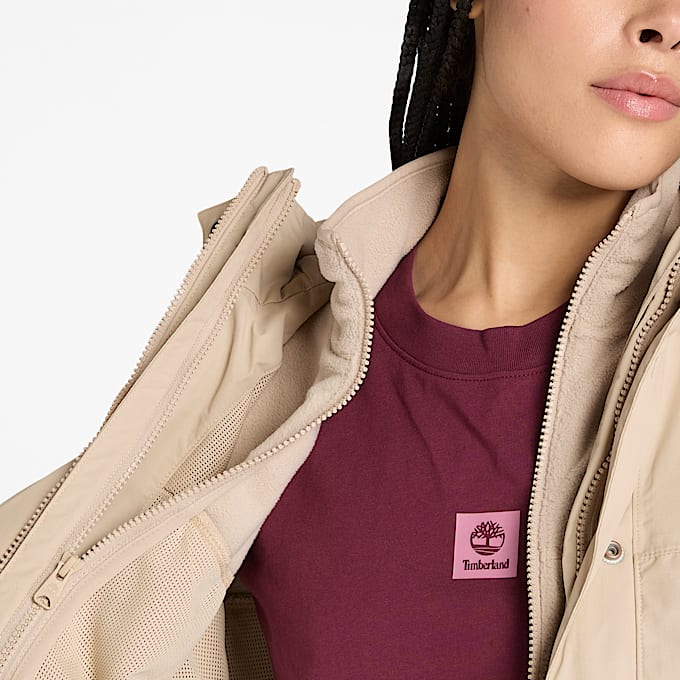 Winnick Waterproof 3in1 Jacket for Women in Beige TBL Beige ALT3