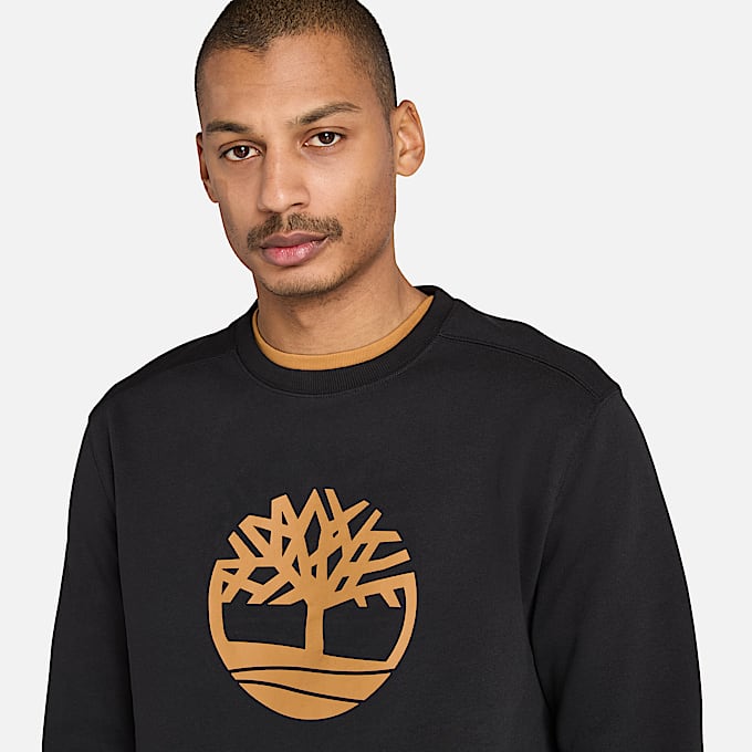 Kennebec River Crewneck Sweatshirt fr herr i svart TBL Svart ALT2