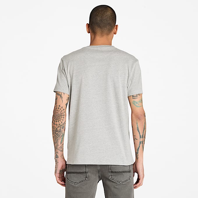 Dunstan River Short-Sleeve T-Shirt for Men in Dark Grey
