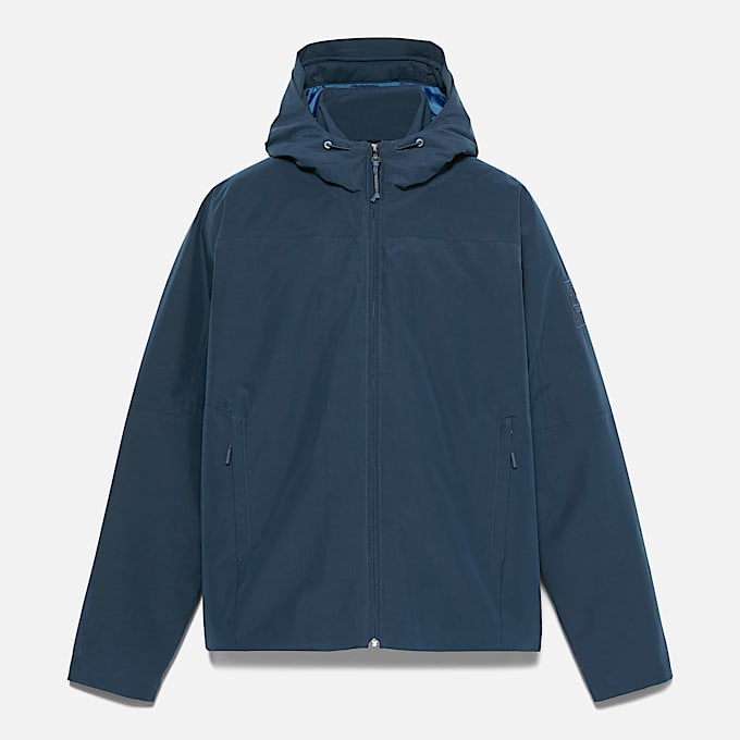 Water-Resistant Insulated Jacket for Men in Dark Blue
