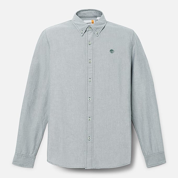 Oxford Shirt for Men in Dark Green - 1