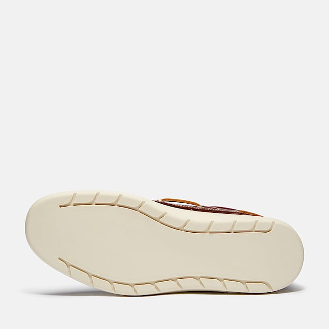Chaussure bateau Portofino Pier pour homme en Bordeaux