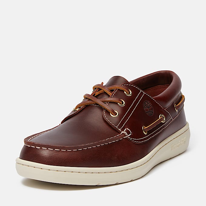 Timberland® Portofino Pier Boat Shoe for Men in Burgundy
