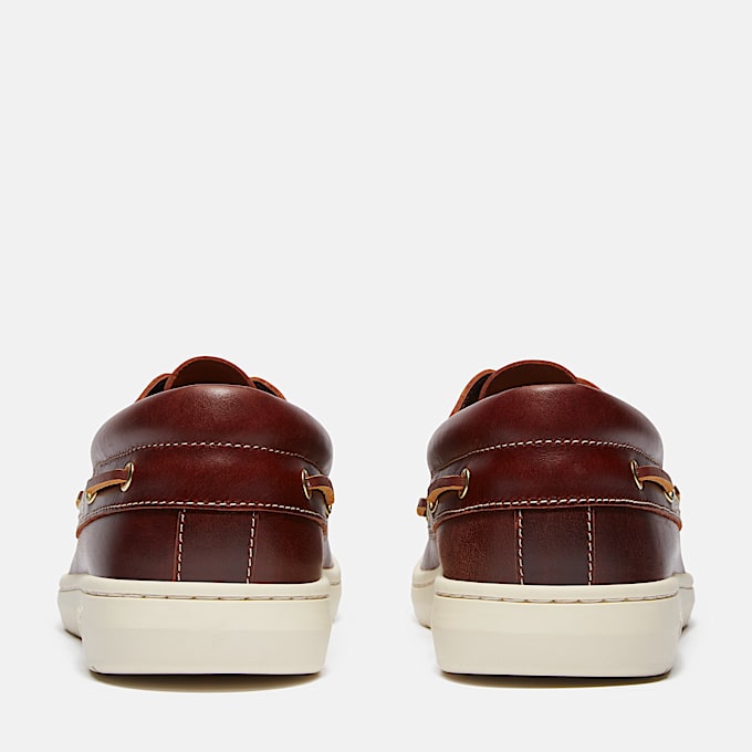 Timberland Portofino Pier Boat Shoe for Men in Burgundy TBL Burgundy ALT5