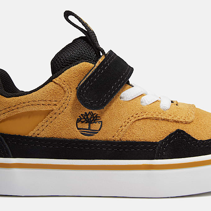 Stone Jump Sneaker mit Klettverschluss fr Kleinkinder in GelbBraun TBL Gelb ALT7