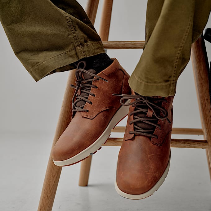 Parker Street Trainer fr herr i mrkbrun TBL Brun ALT2