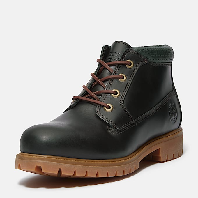 Timberland Premium Waterproof Chukka Boot fr herr i mrkgrn TBL Grn ALT9