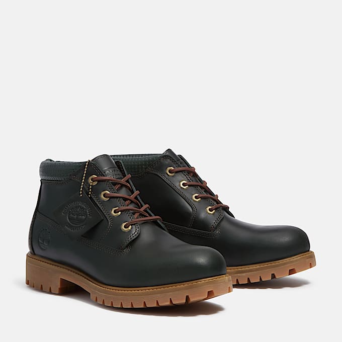 Timberland Premium Waterproof Chukka Boot fr herr i mrkgrn TBL Grn ALT4