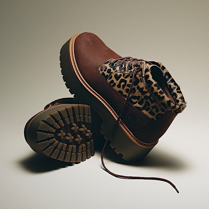 Leopard Platform Stone Street Chukka Boot for Women in Brown TBL Brown MKTG1