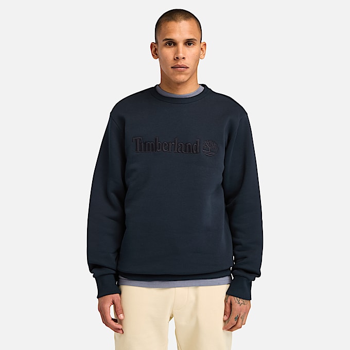 Hampton Crewneck Sweatshirt fr herr i mrkbl TBL Bl ALT10