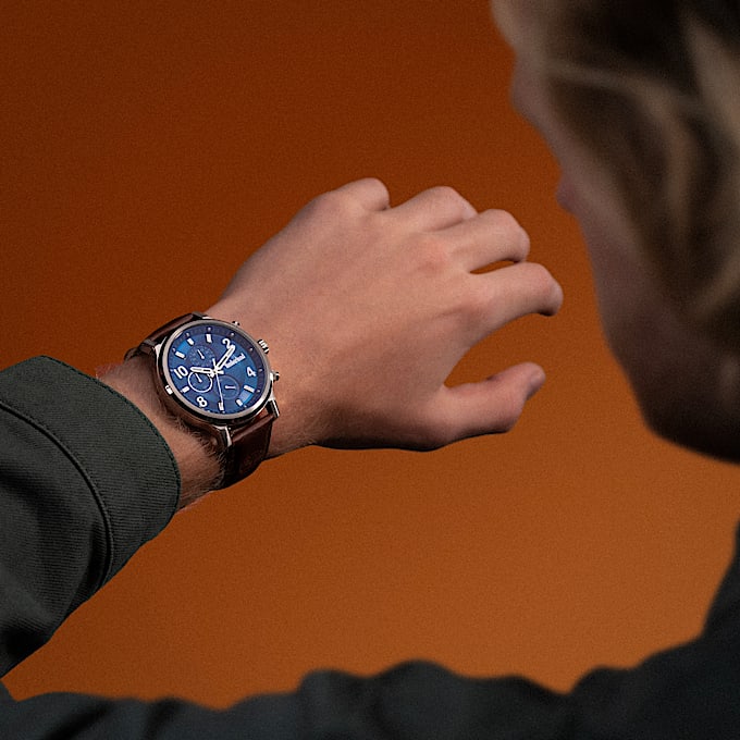 Driscoll Horloge met leren bandje voor heren TBL No Color ALT4