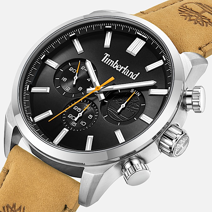 Orologio con Cinturino in Pelle Henniker II da Uomo