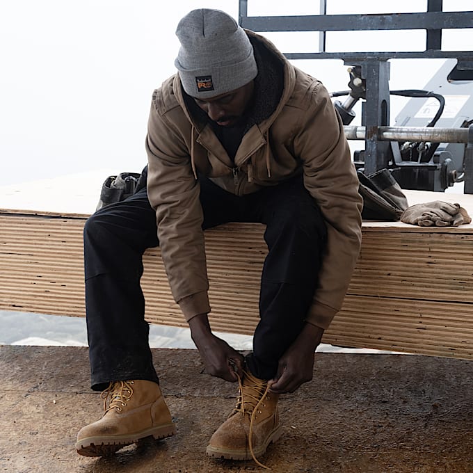 Wasserfester Timberland PRO® Iconic Work Boot mit Zehenkappe aus Metalllegierung für Herren in Gelb