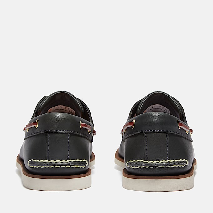 Chaussure bateau classique pour homme en bleu