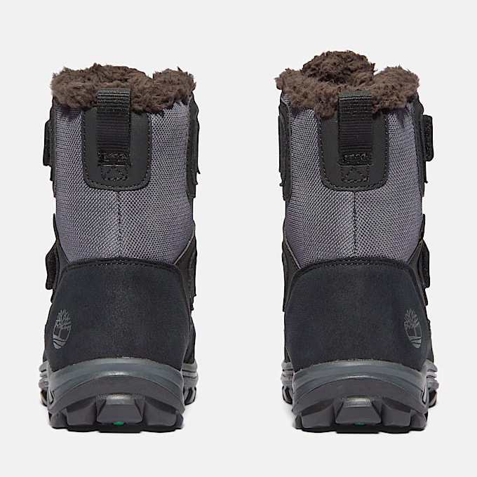 Chillberg Mid HookandLoop GORETEX Snow Boot fr barn i svart TBL Svart ALT5