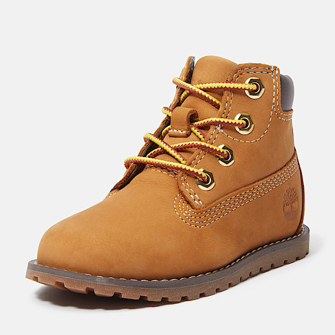 Pokey Pine Boot mit seitlichem Reiverschluss fr Kleinkinder in Gelb TBL Gelb ALT9