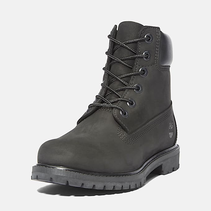 Timberland Premium 6Inch Waterproof Boot for Women in Black TBL Black ALT9