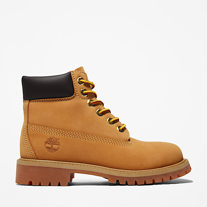Timberland Premium 6Inch Waterproof Boot fr barn i gul TBL Gul HERO