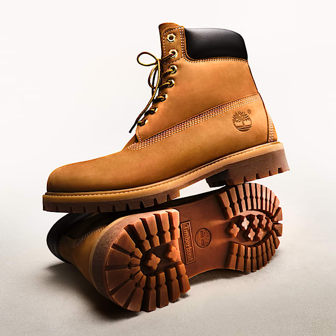 Timberland® Premium 6 Inch Waterdichte Boot voor heren in geel - 1