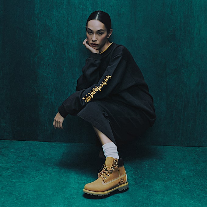 Wasserdichter Timberland Premium 6Inch Boot fr Damen in Gelb TBL Gelb MKTG2