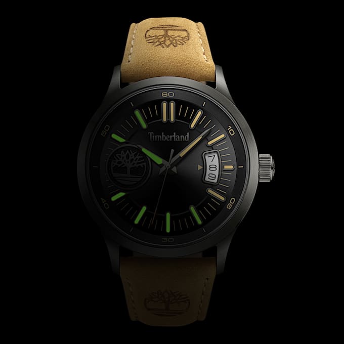Orologio con Cinturino in Pelle Trumbull da Uomo