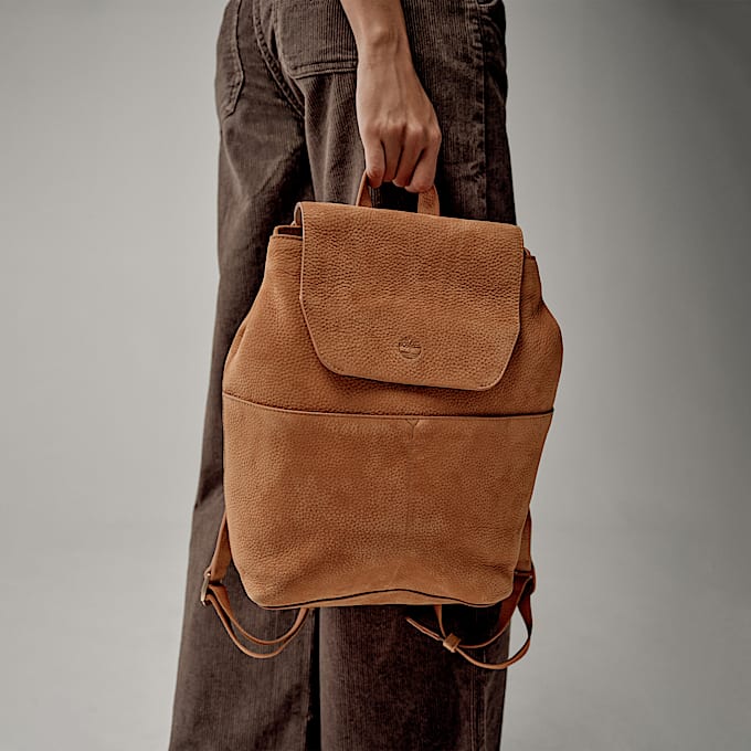 Soft Leather 11Liter Backpack for Women in Brown TBL Brown MKTG1