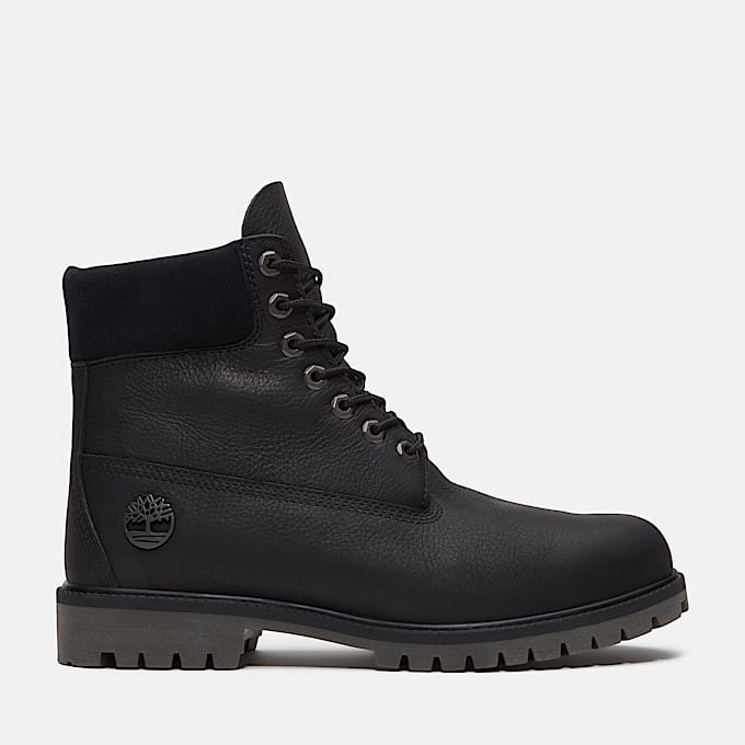 Wasserdichter Timberland Heritage 6InchBoot fr Herren in Schwarz TBL Schwarz HERO