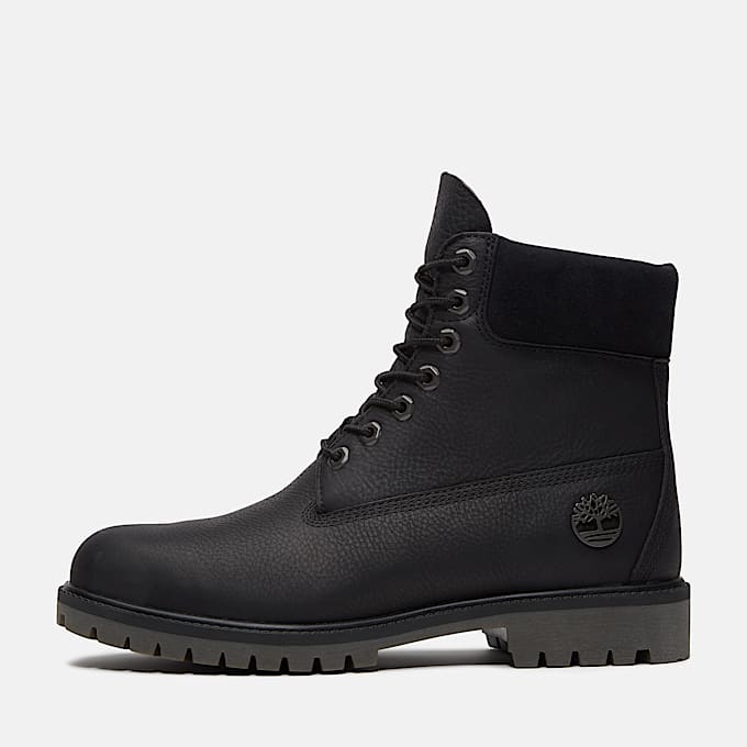 Wasserdichter Timberland Heritage 6InchBoot fr Herren in Schwarz TBL Schwarz ALT9