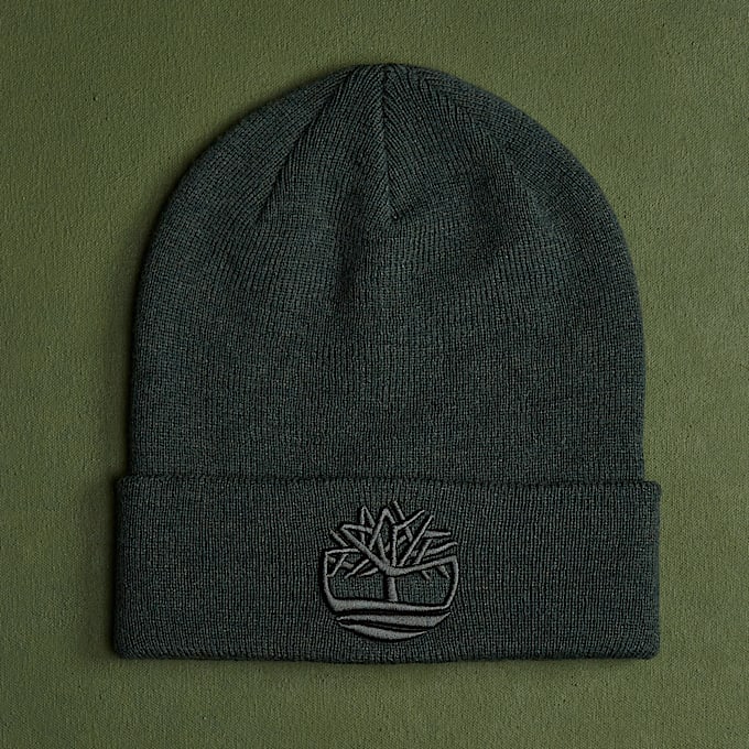 3D Embroidered Beanie in Black TBL Black MKTG1
