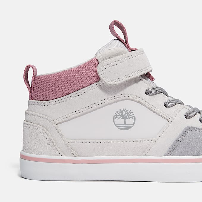 Halbhoher Stone Jump Sneaker für Kinder in Hellgrau