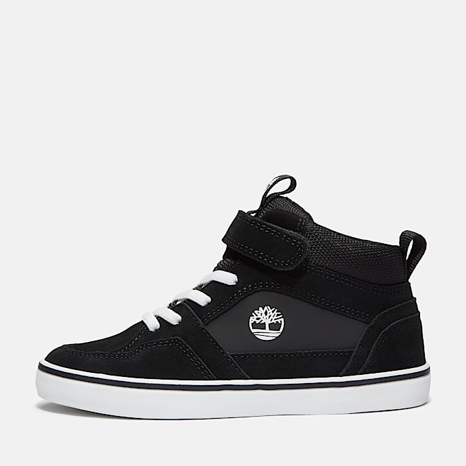 Stone Jump Mid Trainer for Junior in Black TBL Black ALT8