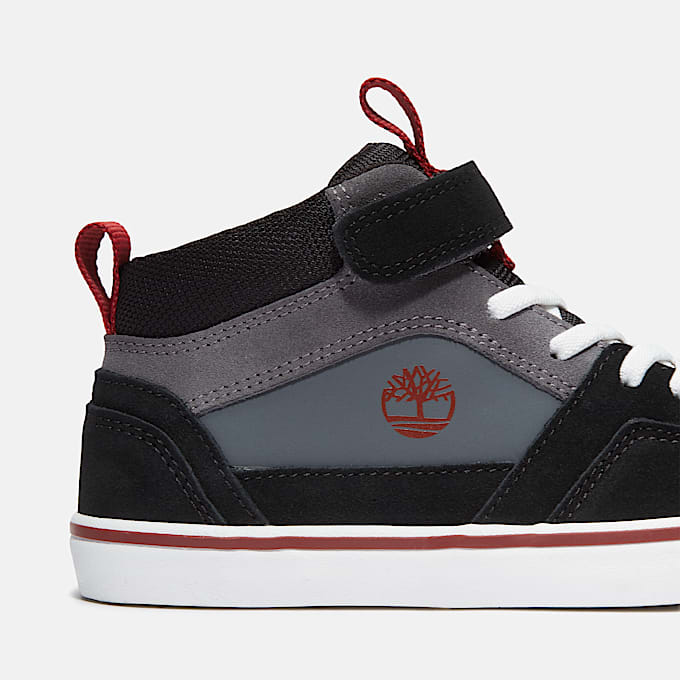 Stone Jump Mid Trainer for Junior in Dark Grey TBL Grey ALT7