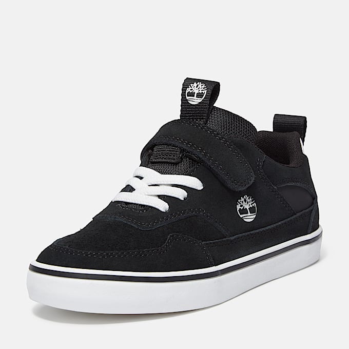 Stone Jump HookandLoop Trainer for Junior in Black TBL Black ALT9