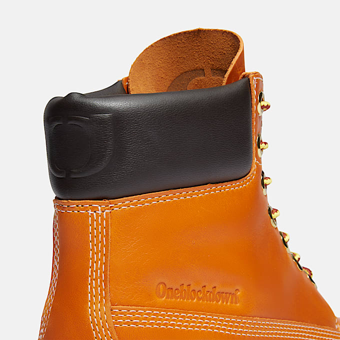 6-inch Boot imperméable Timberland® x One Block Down Heritage pour homme en orange
