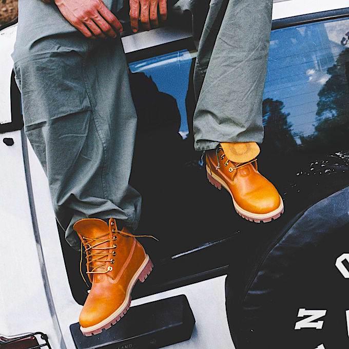 Stivale Impermeabile Timberland® x One Block Down Heritage 6-Inch da Uomo in arancione