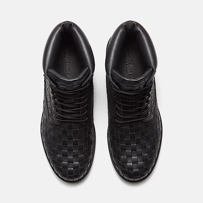 Premium Timberland 6Inch Boot for Men in Black TBL Black ALT2