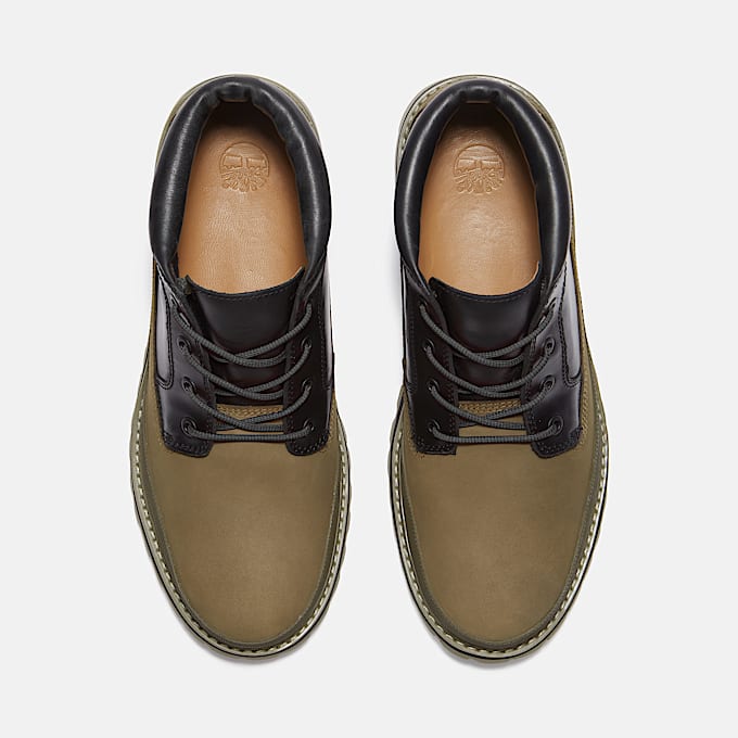 Timberland Premium GORETEX Chukka Boot for Men in Dark Green TBL Green ALT2