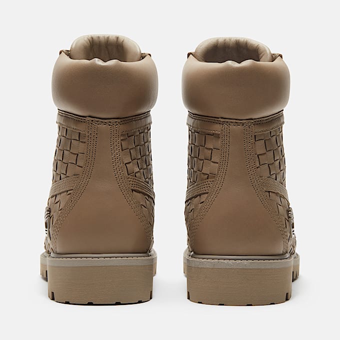 Timberland Textured Premium 6Inch Boot for Men in Green TBL Green ALT5