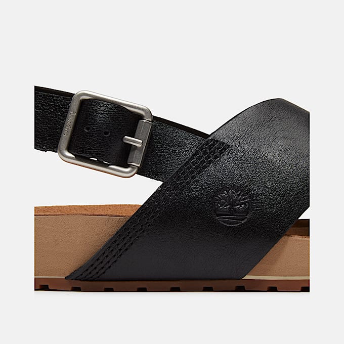 Malibu Waves Basic Backstrap Sandal for Women in Black