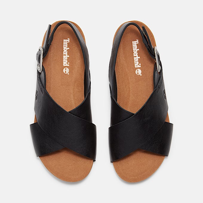 Malibu Waves Basic Backstrap Sandal for Women in Black