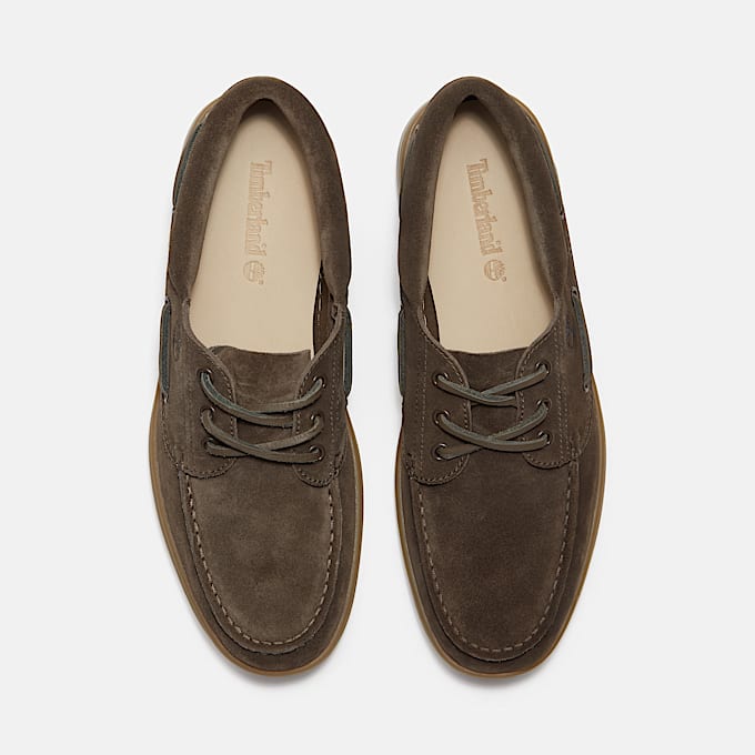 Timberland Portofino Pier Boat Shoe for Men in Dark BrownBeige TBL Brown ALT2