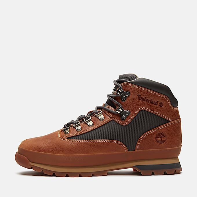 Timberland® Road Trip Euro Hiker Boot for Men in Brown/Dark Grey