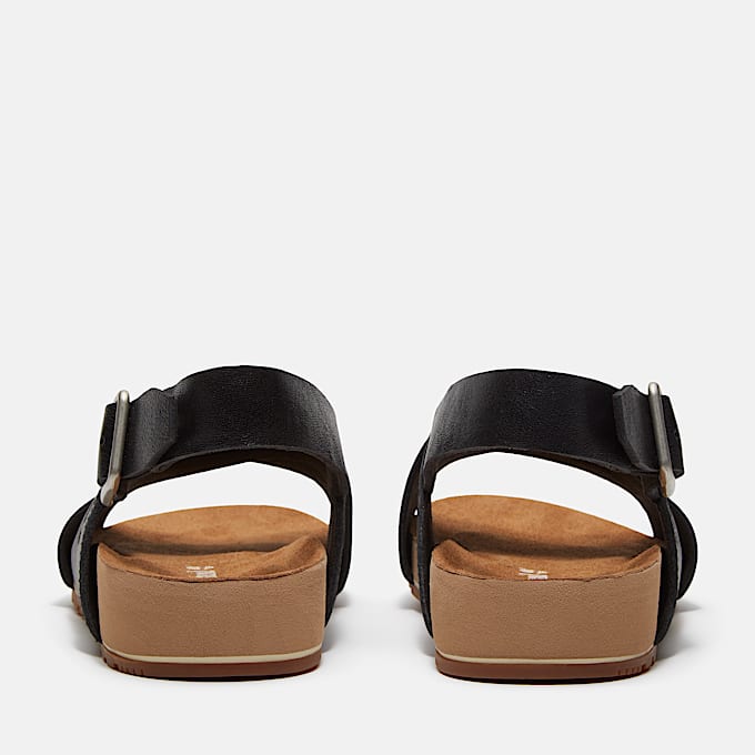 Malibu Waves Basic Backstrap Sandal for Women in Black