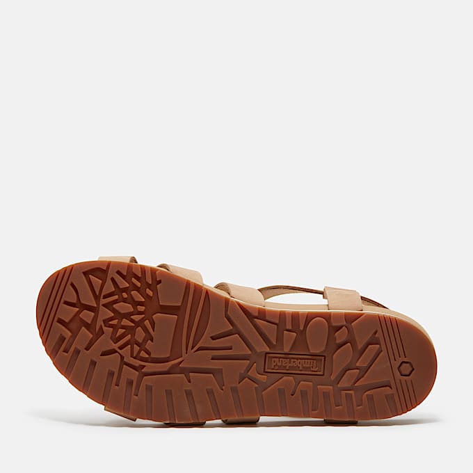 Malibu Waves Sandale mit Fersenriemen für Damen in Beige